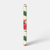 Tropische Blüten des weißen Lotus Samsung Galaxy Hülle (Linke Seite)