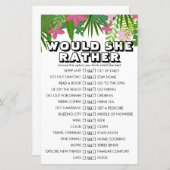 Tropische Blütenanpassung würde sie eher spielen (Vorne/Hinten)