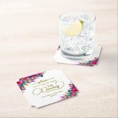 Tropische Blütenhochzeit nicht Untersetzer (Vor Ort)