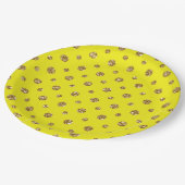 Tropische Bluthochdrucke Pappteller (Schrägansicht)