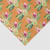 Tropische botanische Blätter Hibiskus beliebiger F Seidenpapier (Ausschnitt)