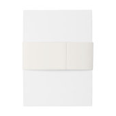 Tropische botanische Blumenhochzeitseinladung Einladungsbanderole (Rückseitenbeispiel)