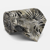 Tropische, botanische, Schlangenhaut, Blätter, Pal Krawatte (Gerollt)