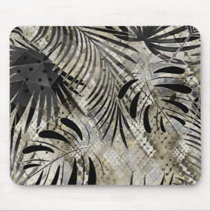 Tropische, botanische, Schlangenhaut, Blätter, Pal Mousepad
