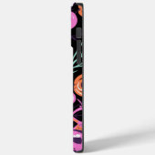 Tropische botanische und bugs Abstrakte Kunst Case-Mate iPhone Hülle (Rückseite / Links)