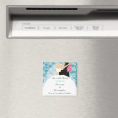 Tropische Braut und Bräuche speichern das Zeitmaga Magnet (In Situ (Geschirrspüler))