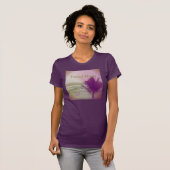 Tropische Breeze Fine Jersey Eggplant T - Shirt (Vorne ganz)