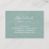 Tropische Breeze-Visitenkarte Visitenkarte (Rückseite)