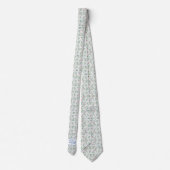 Tropische Breeze Wedding Keepake Neck Tie Krawatte (Rückseite)