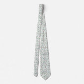 Tropische Breeze Wedding Keepake Neck Tie Krawatte (Rückseite)
