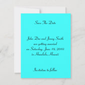 TROPISCHE BREITE SPEICHERN DAS DATUM NOTE EZ2 CUST SAVE THE DATE (Rückseite)