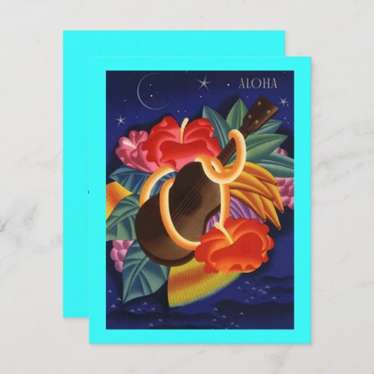 TROPISCHE BREITE SPEICHERN DAS DATUM NOTE EZ2 CUST SAVE THE DATE (Vorne/Hinten)