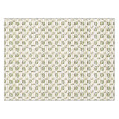 Tropische Bretterbude und Palmen Tischdecke (Vorderseite (Horizontal))