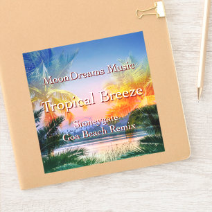 Tropische Brise Goa Beach Aufkleber