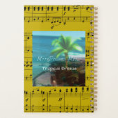 Tropische Brise/Gold-Noten Planer (Rückseite)