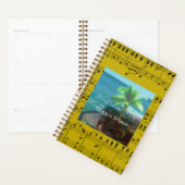 Tropische Brise/Gold-Noten Planer (Anzeige)