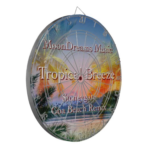 Tropische Brise Stoneygate Goa Beach Remix Dartscheibe (Vorderseite Links)