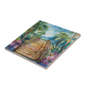 Tropische Brücke Fliese (Seite)