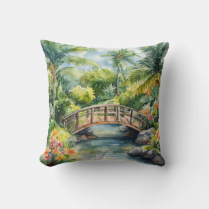 Tropische Brücke Kissen