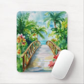 Tropische Brücke Mousepad (Mit Mouse)