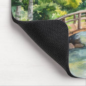 Tropische Brücke Mousepad (Ecke)