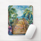 Tropische Brücke Mousepad (Mit Mouse)