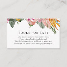 Tropische Bücher für die Babyverpackung