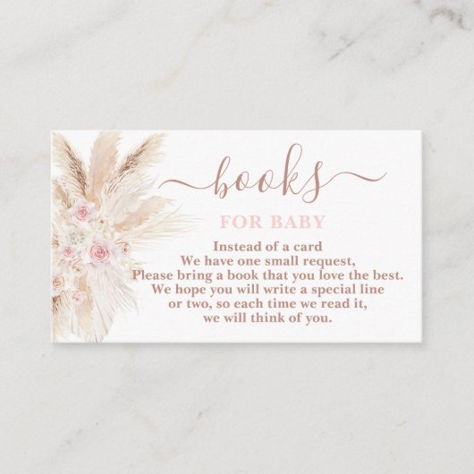 Tropische Bücher für die Girl-Card Begleitkarte (Vorderseite)