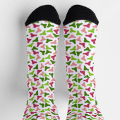 Tropische Bumerang Socken einfaches Muster (Oben)