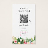 Tropische Candle Scent Card, Kerzenproben einfügen (Rückseite)