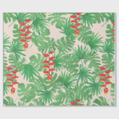 Tropische Canopy Geschenkpapier (Flach)