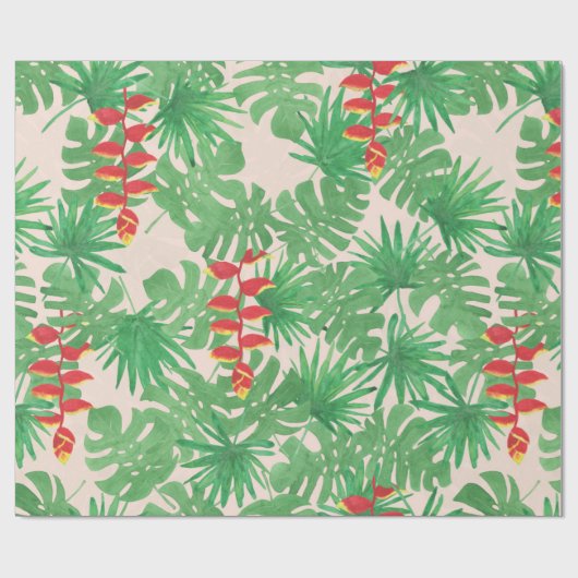 Tropische Canopy Geschenkpapier (Flach)