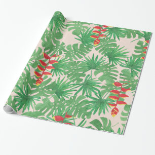 Tropische Canopy Geschenkpapier