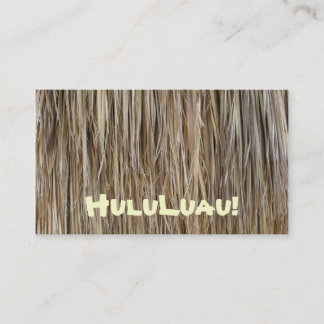 Tropische Catering_Authentic hawaiische Visitenkarte