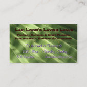 Tropische Catering_Authentic hawaiische Visitenkarte (Rückseite)
