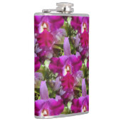 Tropische Cattleya Orchideen-Blume Flachmann (Rechts)