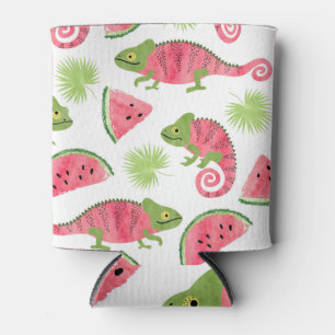 Tropische Chamäleons, Wassermelonen: niedliches Mu Dosenkühler