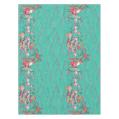 Tropische Christmans mit Santa und Flamingos Tischdecke (Vorderseite)