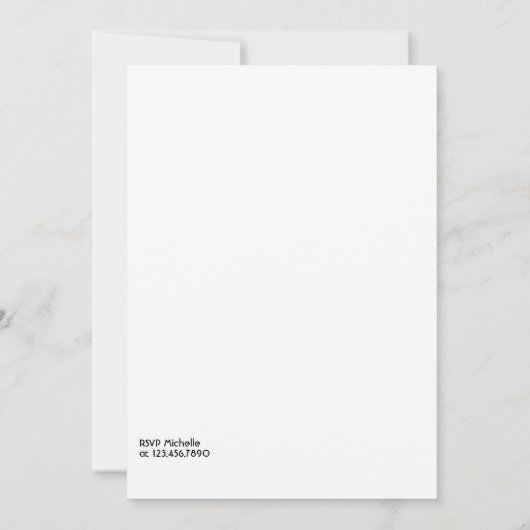 Tropische Cocktail-Graduierungsparty Einladung (Rückseite)