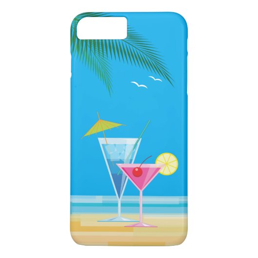 Tropische Cocktails iPhone 7 Plus Fall Case-Mate iPhone Hülle (Rückseite)