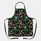 Tropische Collage 🍍 🌴 🦩 All-over-Print-Schürze Schürze (Vorderseite)