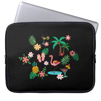 Tropische Collage Laptopschutzhülle