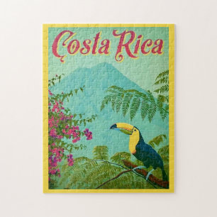 Tropische Costa Rica Postkarte Puzzle