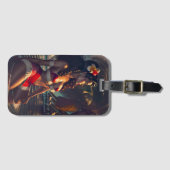 Tropische Dämmerung Gepäckanhänger (Vorderseite (Horizontal))