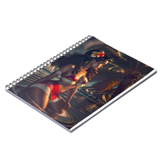 Tropische Dämmerung Notizblock (Linke Seite)