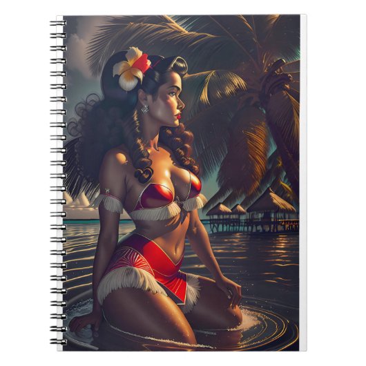 Tropische Dämmerung Notizblock (Vorderseite)