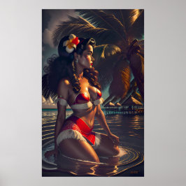 Tropische Dämmerung Poster