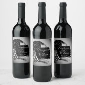 tropische Designnamen und Datum Weinetikett (Flaschen)