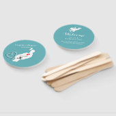 Tropische Destination Lanzarote Spanien Hochzeit a Fächer (Non-assembled)