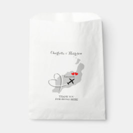 Tropische Destination Lanzarote Spanien Hochzeit a Geschenktütchen